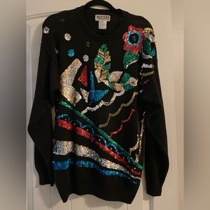Sequin Ugly Christmas Sweater